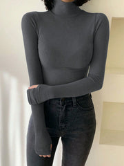 Dark Grey Turtle Neck