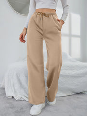 Beige Flapper Trouser