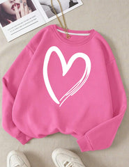 Shaded Heart Sweatshirt