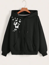 Shoulder Butterflies Zipper