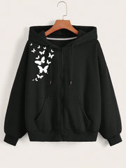 Shoulder Butterflies Zipper