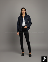 Navy Blue Denim Jacket