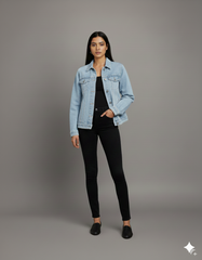 Ice Blue Denim Jacket