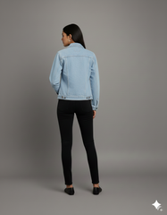 Ice Blue Denim Jacket