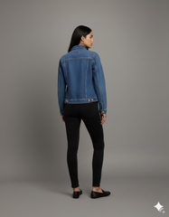 Mid Blue Denim Jacket