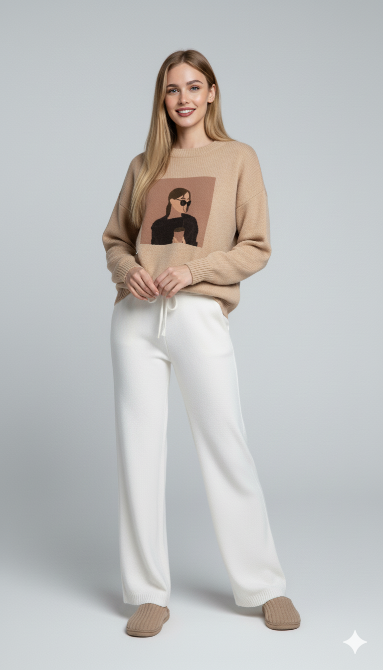 SWEATSHIRT WITH FLAPPER TROUSER