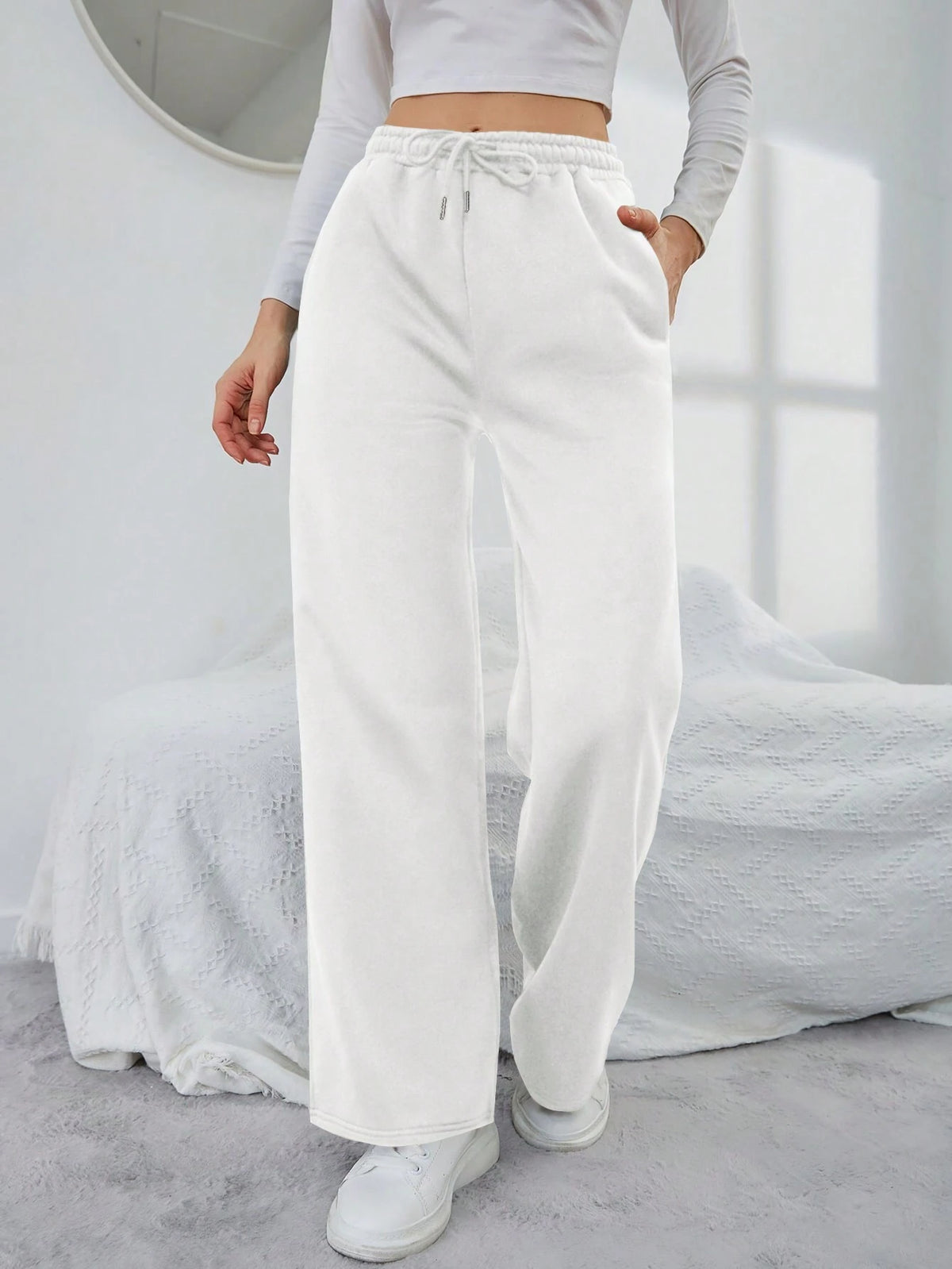 White Flapper Trouser