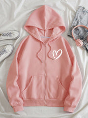 Pocket Heart Zipper