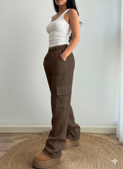 Brown Cargo Trouser