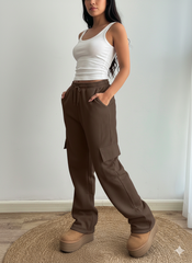 Brown Cargo Trouser