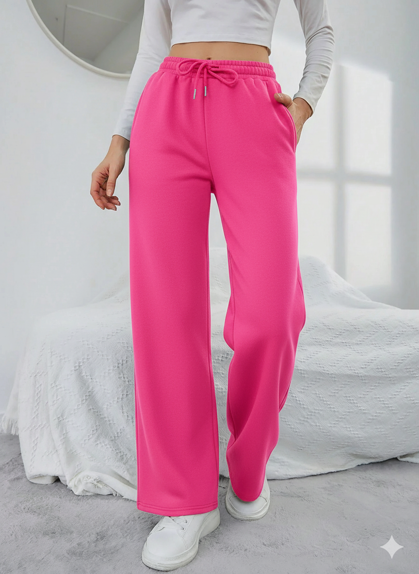 Hot Pink Flapper Trouser