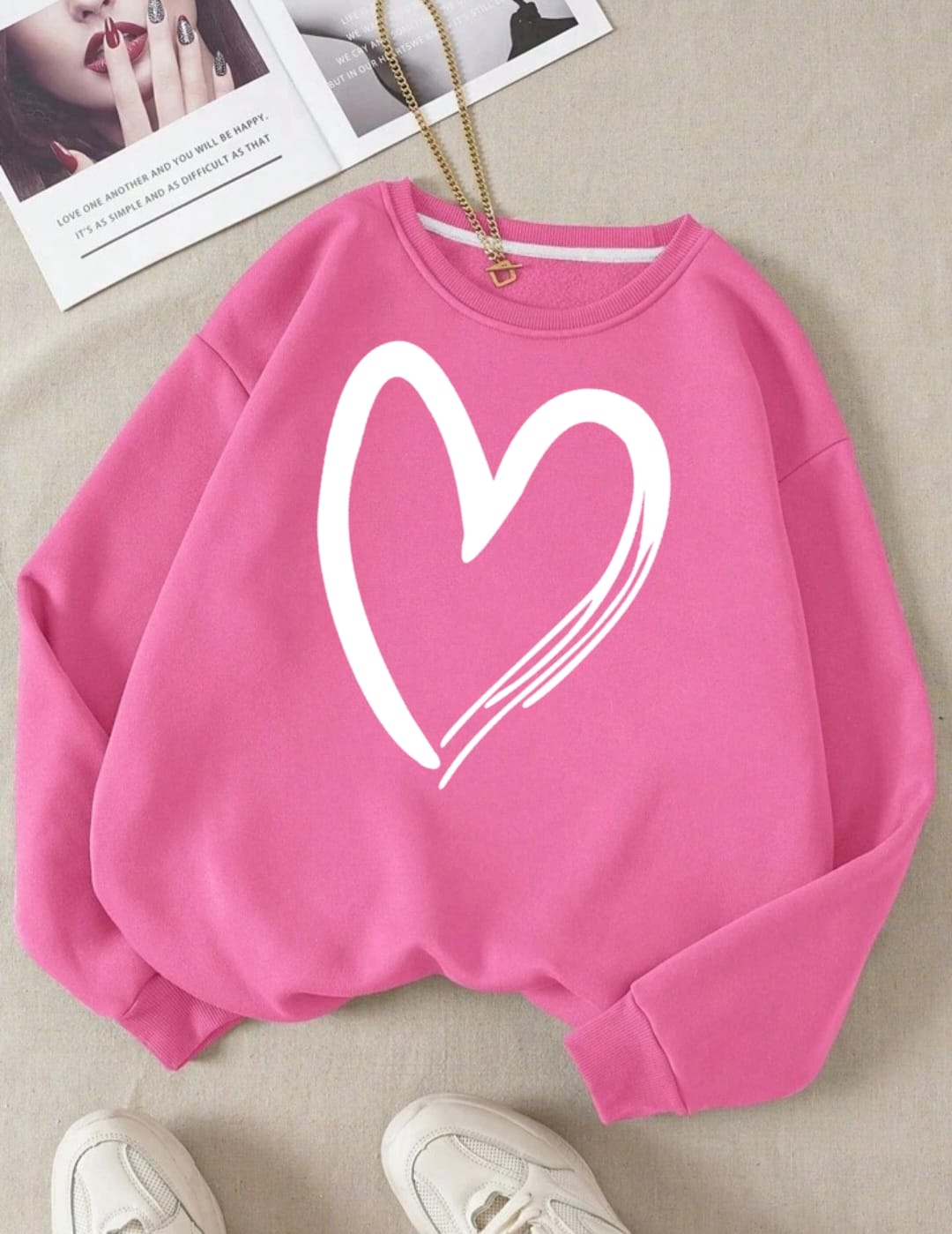 Shaded Heart Sweatshirt