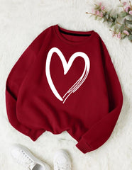 Shaded Heart Sweatshirt