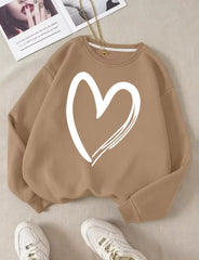 Shaded Heart Sweatshirt