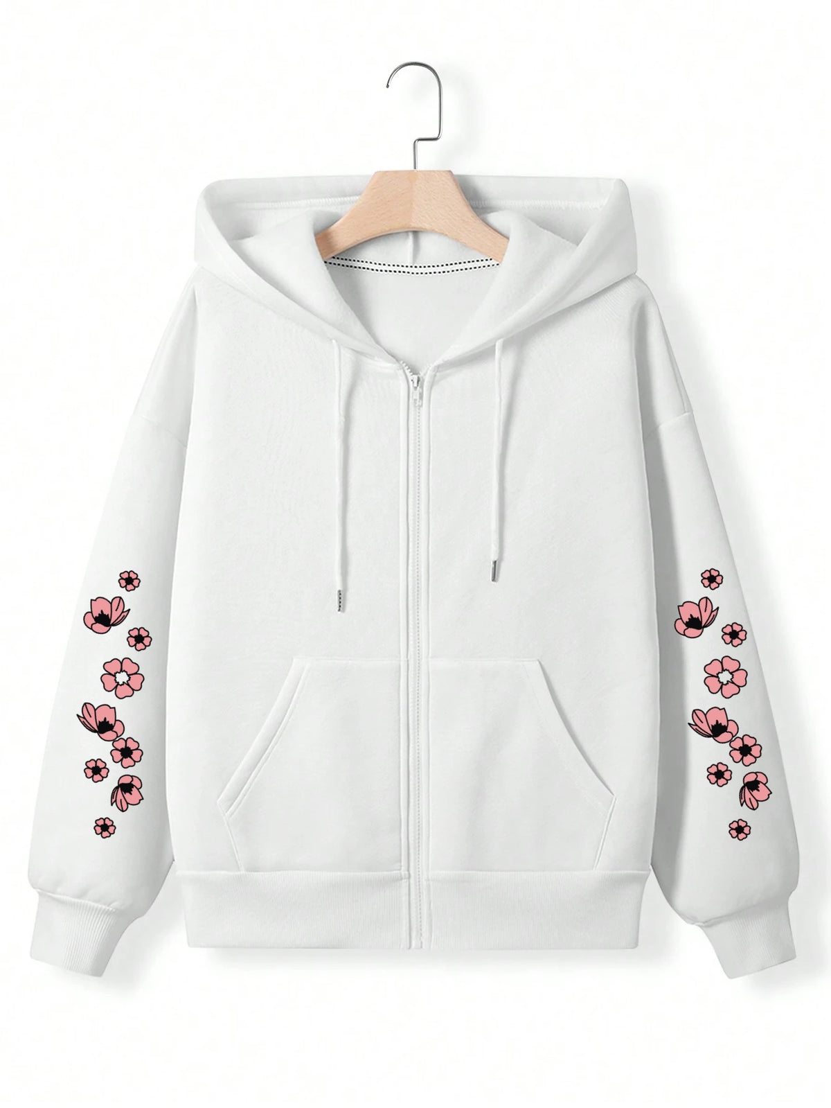 Flowers on Arms Zipper