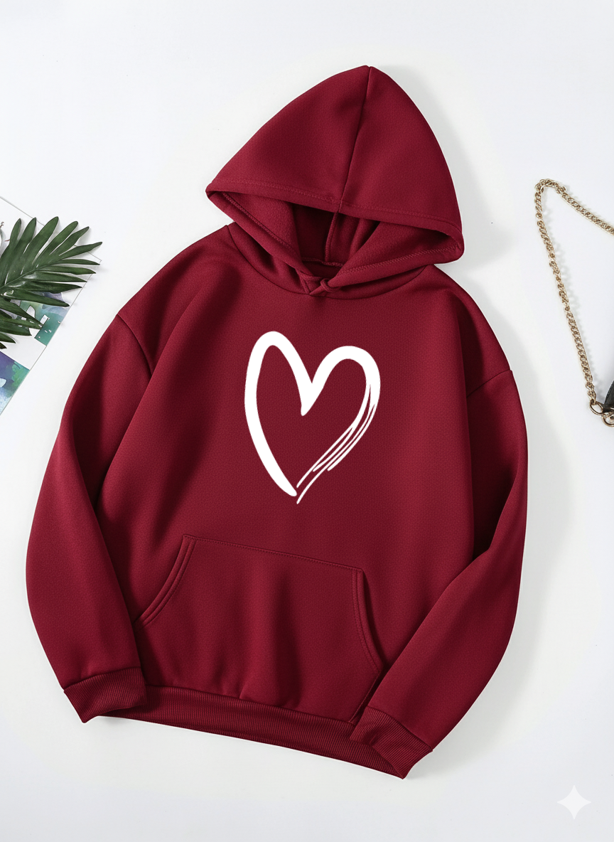 Shaded Heart Hoodie