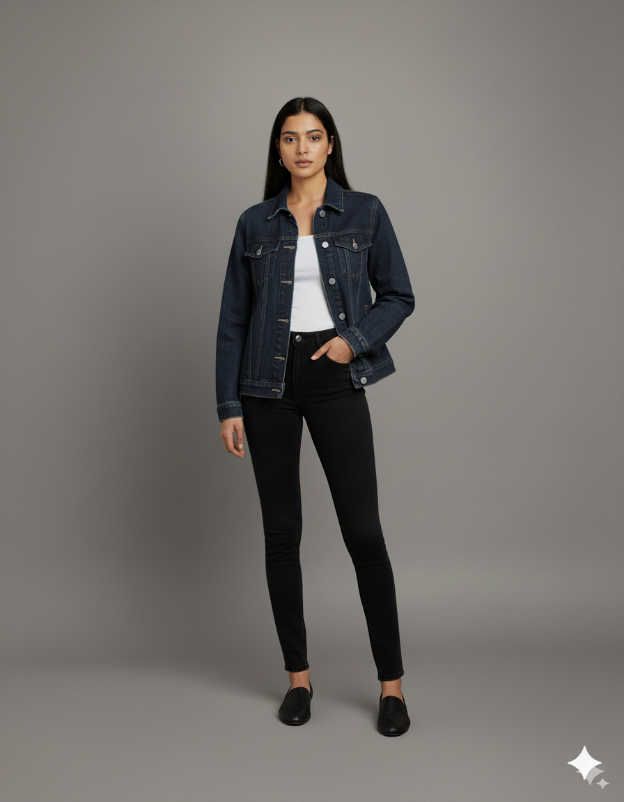 Dark Blue Denim Jacket