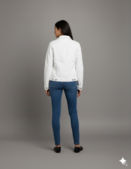 White Denim Jacket